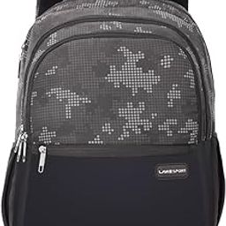 Camo 35L Black Backpack|Fits Upto 15 Inch Laptop |Organizer & Bottle Holder |Rain Cover | Gift for Men, Women, Boys, Girls | Laptop Sleeve for School & College-picture-12