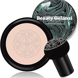 Beautygelanzi Sunisa CC And BB Cream Air Cushion Natural Foundation Korean Mushroom Head CC Cream Concealer Whitening Cosmetic Waterproof Brighten Face Base Tone Foundation (20 G) (Sunisa, Large)-18