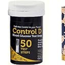 Control D Glucometer 100 Test Strip With Round Comfort 100 Blood Lancet, Blue Round Comfort Lancet Needle, Glucose Test Strips Only For Control D Glucometer.-22