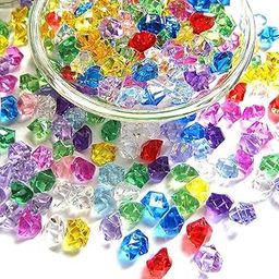 Promote Trader Pack of 100 Gram Acrylic Diamonds Faux Crystals for Home Decor Succulent Plant Stones Decorative Stones for Plant Pot Aquarium Fish Tank Landscaping Vase Fillers (Multi)-image-52