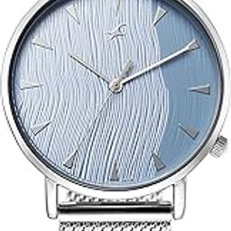 Stunners X Special Edition Quartz Blue Dial Stainless Steel Analog Watch for Women-image-91