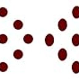 Comet Busters Tear Drop, Round, Oval and Square Maroon Multisize Bindi (BIN976)-picture-8