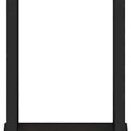 NOYOTA Wooden Bedside Table for livingroom/Bedroom/End Table Without Drawer and Table for Bedroom, Living Room, Office | Nightstand,Office Table Desk Black-30