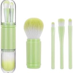 Rubyface 4 in 1 Travel Makeup Brushes Set, Portable Retractable Professional Foundation Blush, Small Powder, Eye Shadow, Concealer,Make Up Brush Set-image-22
