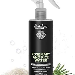 INDULGEO ESSENTIALS Rosemary & Rice Water Hair Growth Spray Mist (200Ml)|Strengthen, Moisturize, Detangles, Hair Shine, Thicker & Healthier Hair|Men And Women|Suitable For All Hair Types-56