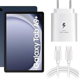 MAK 25W Charger with Cable for Samsung Galaxy Tab A9+ Type C Charger Adapter Compatible with Galaxy Tab A9+ Charger, 25 Watt USB Type C to C Pd Charging Adapter C Type, White-11