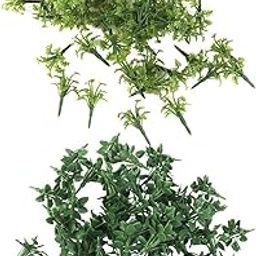 CALANDIS™ 100 Pieces Green Scenery Landscape Model Grass with Leaves Home Decoration | Scenery & Trees | Parts & Accessories | O Scale | Model Railroads & Trains-image-22