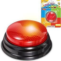 Wembley Buzzer for Games Project Quiz with Siren Sound & Lights Battery Operated Portable Compact Non-Toxic Safe Answer Buzzer for Kids Adults Teacher – Pack of 1-image-37