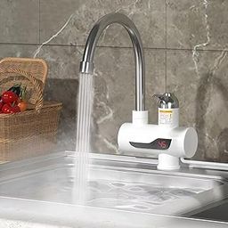 Drumstone (𝗦𝗽𝗲𝗰𝗶𝗮𝗹 𝟭𝟬 𝗬𝗲𝗮𝗿𝘀 𝗪𝗮𝗿𝗿𝗮𝗻𝘁𝘆) Electric Instant Hot Water Tap, 3000W, 3-Second Heating, 30–60°C, Dual-Use Tap, LED Display, Energy Efficient & Safe for Kitchen, Bathroom-image-10
