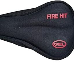 PTC Cycle Seat Fire Hit Cushion Gel Cover | Soft & Washable Gel Saddle Seat | Fits Narrow/Slim Seats | Cycle Accessories | Comfortable Bike Seat Cover for Cycling,(Black)-image-52