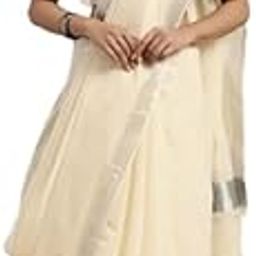 ONAM Traditional Kasavu Collections Gold,Silver,Copper,meron,black Borders Pure Cotton Kerala Kasavu (കസവു) Saree in Off White-image-26