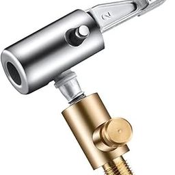 ZIBUYU® Universal Car Air Pump Adapter, Car Air Inflator Adapter Connector with Deflation Replacement Tire Air Chucks Car Air Pump Thread Nozzle Adapter Car Pump Accessories for Motorcycles, Cycle - 1-15