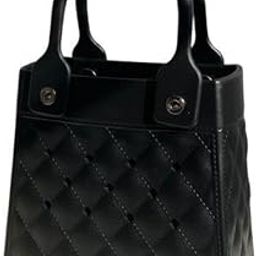 2Xbeach Tote Bag Handbag Waterproof Easy To Clean Holes Pouch Summer Beach Bag Black | Womens Handbags & Bags-image-17