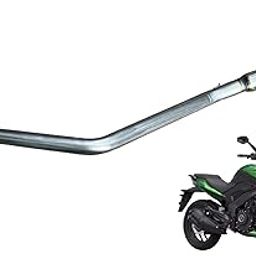 Acube Mart Stainless Steel Exhaust full Bend Pipe Compitable for Dominar 250/400 BS 4-91