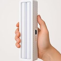 Traisha Rechargeable LED Tube Light | Portable Emergency Lamp | | 2 SMD Tubes | 2400mAh Battery | 8 Hours Backup | USB Charging | White-image-84