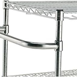 Nexel Safety Push Handle, Chrome Finish, 21"W-30