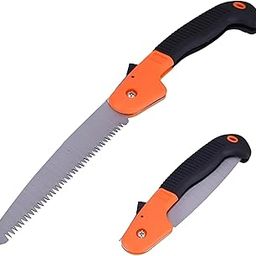The Warm Chef Folding Prune - Saws Tree Branch Cutter | Steel Edge Sharpen Teeth Pruning Saw | Camping Saw Cutting Wood, High Carbon Steel Tree Prune - Saws Cutting pack of 1-image-44
