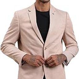 turtle Men Knitted Tailored Fit Solid Beige Casual Blazer||Blazer for Men||Casual Blazer-picture-0