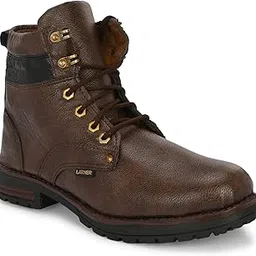 woakers Synthetic Leather Casual Boot Shoes for Men-picture-25