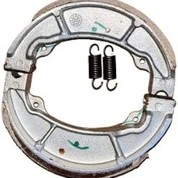 TVS i Qube Scooter Brake Shoes, Rear Wheel, with Springs-image-92