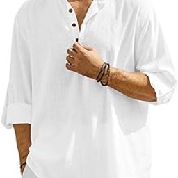 Men's Cotton Blend Solid Casual Regular Fit Mandarin/Chinese Collor Short Kurta Shirt-image-59