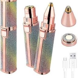 Magicel Eyebrow Trimmer for Women -Hair Removal Machine For Women For Eyebrows, Face, Lips, and Nose Hair Remover (Rainbow Colour)-image-94