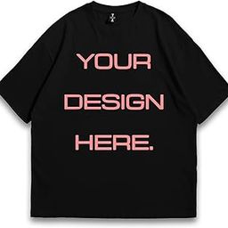 Customized Oversized T-Shirt Streetwear, Both Side Printable-image-98
