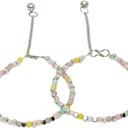 Women's Multi-Coloured Artificial Beads Anklet-7
