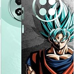 AtOdds Mobile Skin Sticker Wrap | Compatible for REALME 13 (5G) | Scratchproof Matte Finish | Full Coverage for All Sides & Camera Protection (Goku)-image-32