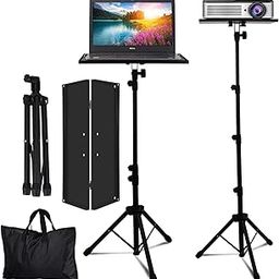 Foiltech Projector Stand Laptop Tripod Stage,((FOLDING TRAY)) ((BAG)) Office,Music Sheet Stand Adjustable Height,Portable DJ Equipment-18
