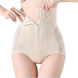 Hi-Waist Postpartum Zip Tummy Control Briefs Cotton Crotch Butt Lifter Shapewear Girdle Waist Belly Shapewear-image-14