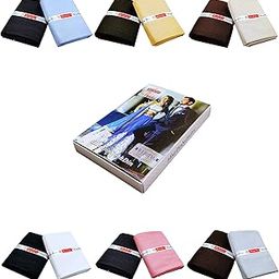 JHABAK'S Unstitched Shirt and Trouser Fabric Combo Pack of 6-2.25m Shirt Cloth - 1.20m Pant Piece - Cotton Blend Material-image-32