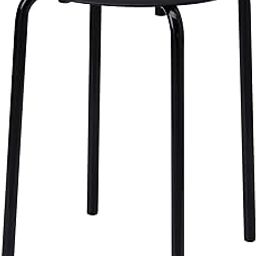 Ikea Steel Marius Durable Stool-45 Cm-By Stockland (Black)-16