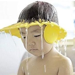 AASAISH Baby Bath Shower Cap with Ear Protection – Adjustable Soft Foam Shampoo Hat for Kids & Toddlers | Tear-Free Hair Wash Cap | Multipurpose Use for Bath, Haircut & Sun Protection (1Pc)-image-39