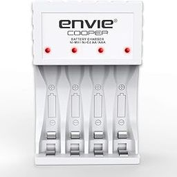 ENVIE® (ECR-20 MC) Infinite Cooper Rechargeable Battery Charger for AA & AAA Ni-MH/Ni-CD Batteries with 600mA Output Current, LED Indicator, Micro USB Charging, Short Circuit Protection-19