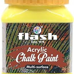 Flash Artist Acrylic Chalk Paint 200ml (Chrome Lemon)-image-95