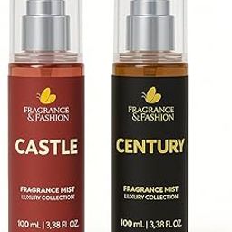 Castle and Century Luxury Fragrance Mist Set, 100 mL Each, Woody and Oriental Notes-image-5