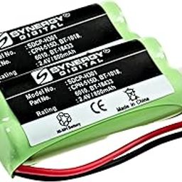Synergy Digital Cordless Phone Batteries, Works with RCA 25055RE1 Cordless Phone, (Ni-MH, 2.4V, 800 mAh) Ultra Hi-Capacity, Combo-Pack Includes: 2 x SDCP-H301 Batteries-29