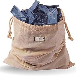 Trisun 40Pcs Cloth Clips, Clothes Pins with 100% Cotton Bag – Rust-Free, Strong Grip, Weatherproof, for Indoor & Outdoor Use, Laundry, Travel & Storage-image-48