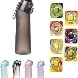 ELBME 2023 New Sports Air Water Bottle BPA Free 650Ml,with 7 flavour pods Scented,Sports Air Water Bottle BPA Free - For Flavouring 0 Sugar, 0 Calorie,for Outdoor Sport Birthday Gift-image-16