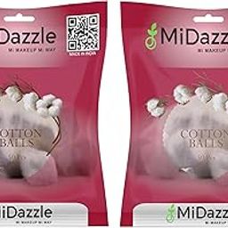 Midazzle Cotton Ball for Eye, Face Makeup and Nail Paint Remover (Pack of 2, 100 Pieces)-picture-32