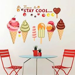 Wallstick its time to Stay Cool wallstiickers (Vinyl 95 cm x 60 cm)-image-49