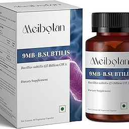 Meibotan Bacillus Subtilis 25 Billion Enhance immunity | For Both Men & Women- 60 Veg Capsules-23