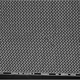 100% SUPERFINE COTTON BLACK COLOURED PRINTED UNSTITCHED SHIRT FABRIC -1.6 METRES - AN ASHA ASTHRALAY PRODUCT - AV1088-image-44