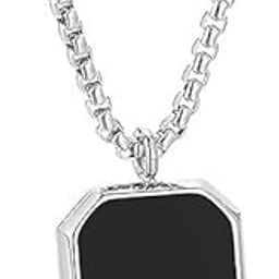 Men's Jewellery Chain For Men Boys Stainless Steel Locket Pendant Necklace Chain For Men Boys For Husband Gift Chains with Jewellet Box | Perfect for Gifting To Your Loved Ones-image-87