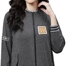 Women Charcoal Sweatshirt-image-25