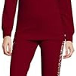 Maroon Polyester Lycra Blend Animal Print Taped Tracksuit | Co-ord Set For Women| Active Wear Suit Set For Women| Track Suit Set For Women (TSSET1006, 2XL)-image-74