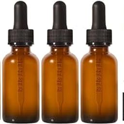 Stellacare 1oz, 4 Packs, Amber Glass Dropper Bottles Tincture Bottles mber Oil Eye Dropper for Oils, Leak Proof Travel Bottles-9