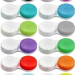 Redex Anti Bacteria Multicolour Contact Lens Cases and Lens Applicators (Tweezer) || Lens Case Storage Box/Holder Travel Lens Case Kit- Pack of 12-image-72