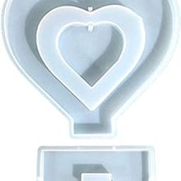 VELURA Heart Shape Photo Frame Mould DIY Casting Christmas Supplies Heart Resin Mould|1 Photo Frame Silicone Resin Model| Multi-Purpose Craft Supplies |Crafts-image-1